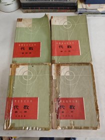 60年代老版本 数理化自学丛书代数1-4册全