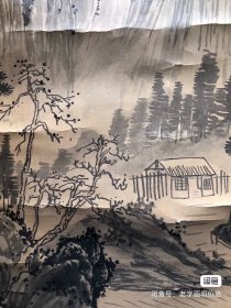 著名书画家，王石谷，精品山水画