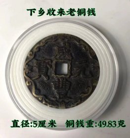 下乡收来老铜钱，包浆厚重，皮壳老辣