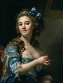 世界名画Marie-Gabrielle_Capet_-_Self-Portrait38x50厘米