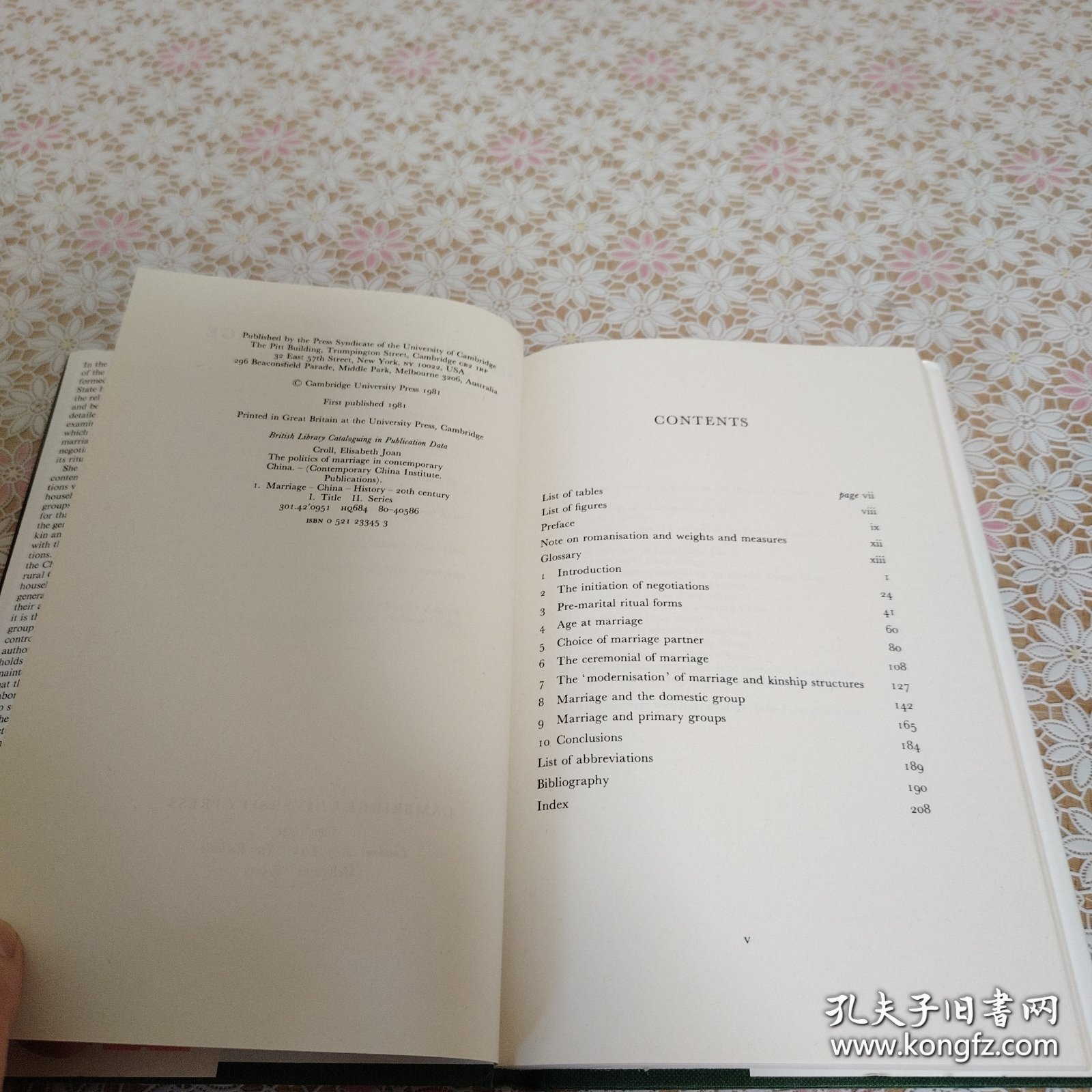 The politics of marriage in contemporary