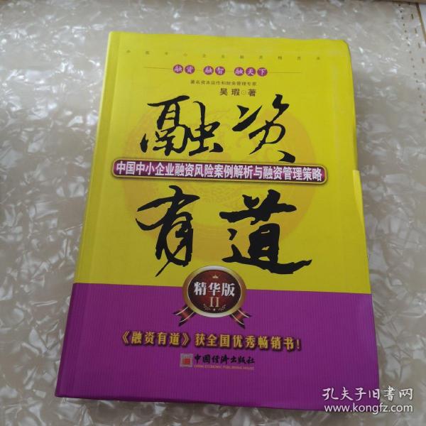 融资有道：中国中小企业融资风险案例解析与融资管理策略（精华版2）