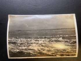 民国松花江冰凌照片，长14厘米，宽9厘米，包老包真。