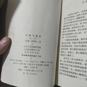 沉剑飞龙记  上下册