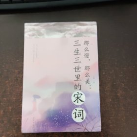 那么慢，那么美 : 三生三世里的宋词