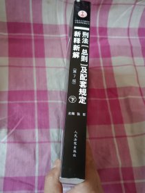 社会主义市场经济法律新释新解丛书：刑法（总则）及配套规定新释新解 下册