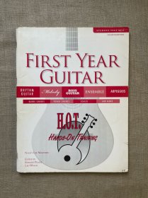 First Year Guitar (Hands-On Training), 4th Edition 吉他教材 【内部均干净无涂写，外观少许磨损，品相相近略有差异，不再每本拍照。英文版，12开】