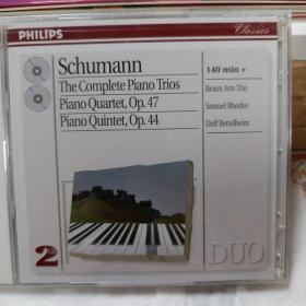 SchumanThe CompIete Piano Trios
精装正版CD全新2碟装  飞利浦出品