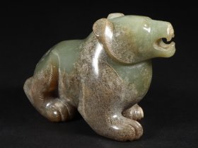 汉和田玉灰皮熊