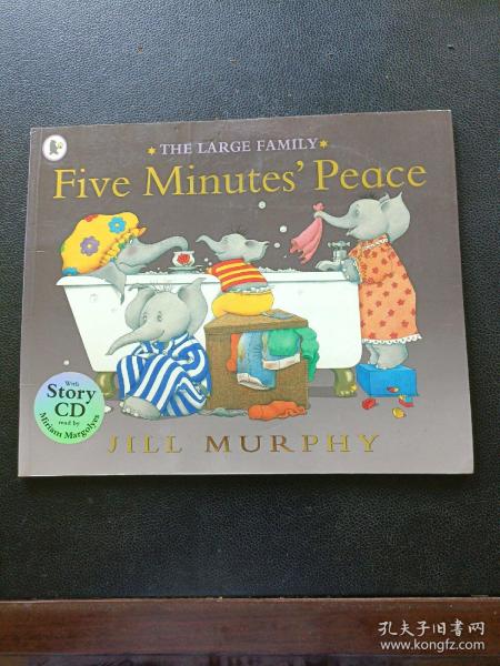 Large Family: Five Minutes' Peace (book+CD) 大象一家：让我安静五分钟(书+CD) 