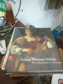 英文原版油画画册 italian women artists  form renaisssance to baroque