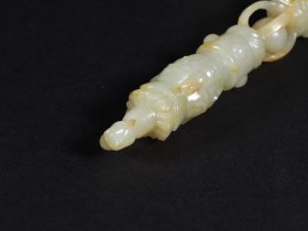 清代和田玉金刚杵