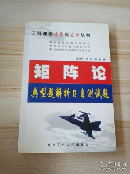 矩阵论典型题解析及自测试题（第2版）——工科课程提高与应试丛书