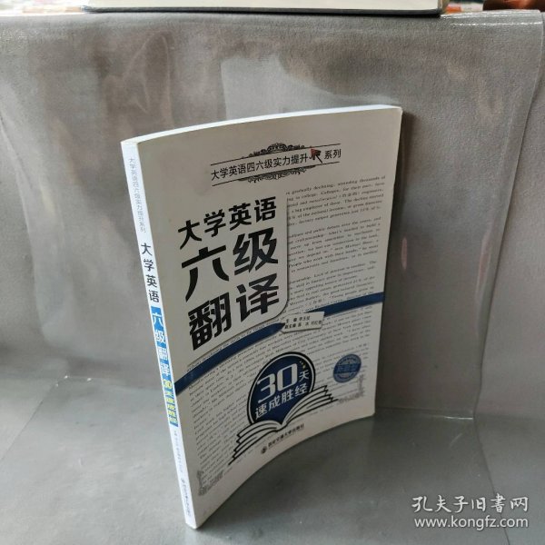 大学英语六级翻译30天速成胜经/大学英语四六级实力提升系列