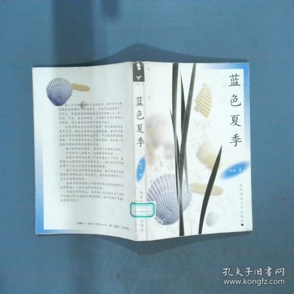 蓝色夏季  赵玫  著 陕西师范大学出版社