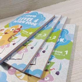 VIPKID LEVEL 4 REVIEW BOOK 1/2/3/4 全四册美国小学在家上