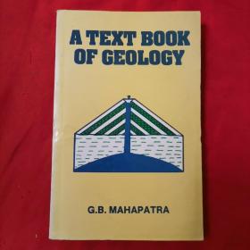 A TEXT BOOK OF GEOLOGY