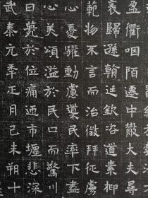 北魏辛穆墓志，墓志青石质，拓墨规格80cm*80cm，墓石阴刻界格，30行，满行30字,共905字，书法精美，遒劲有力，具有典型的魏碑书法之美，458！
2006年冬,洛阳市出土北魏辛穆墓志，志主为北魏将门之后，其家族是魏晋南北朝时期显赫士族,家族成员十余人均为官清廉,在史书上留下名号。辛穆是其家族中的佼佼者,颇有政绩,其墓志的出土为研究辛氏家族增添了新的实物资料,具有证史、补史的重要意义。