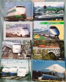 日本电话卡～交通工具专题～电气火车（过期废卡，收藏用）