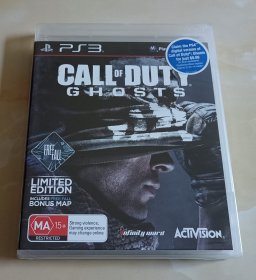 全新未拆封 索尼(Sony) PlayStation3/PS3正版《使命召唤：幽灵/Call of Duty：Ghosts》澳版英文初回版 动视暴雪Infinity Ward Activision游戏软件 BLES-01945