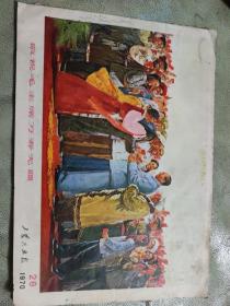 12开，绘画期刊，工农兵画报，1970年画，浙江工农兵画报社出版，书完整无缺干净，品相如图，看好确定收货不支持退货。