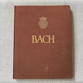 老曲谱：民国德国原版 巴赫 第五系列 钢琴与长笛作品