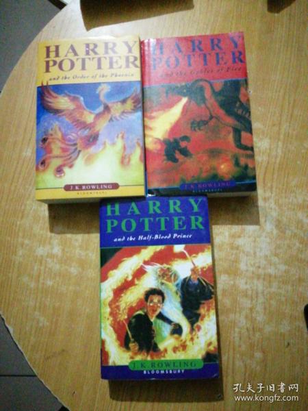 Harry Potter and the Goblet of Fire哈利波特英文版(3本合售)