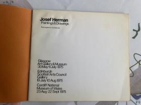 现货 英文原版  Josef Herman Paintings & Drawings