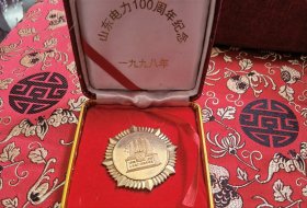 山东电力100周年纪念章