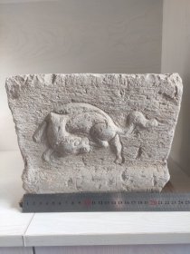 高浮雕青石香炉，满工