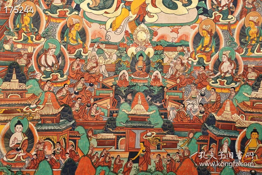 珍藏明代顶级画师藏传工艺纯天然矿物颜料手绘唐卡