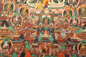 珍藏明代顶级画师藏传工艺纯天然矿物颜料手绘唐卡