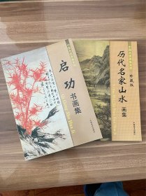 中国名家画集系列珍藏版：启功书画集、历代名家山水画集，2册合售，16开本，几乎全新，2010年9月出版，实物图片看清楚下单吧。