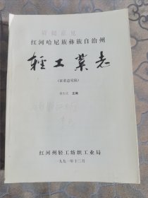 红河哈尼族彝族自治州轻工业志（征求意见稿）