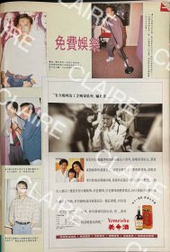 陈锦鸿、郑丹瑞、曾志伟、吴镇宇8开彩页1页