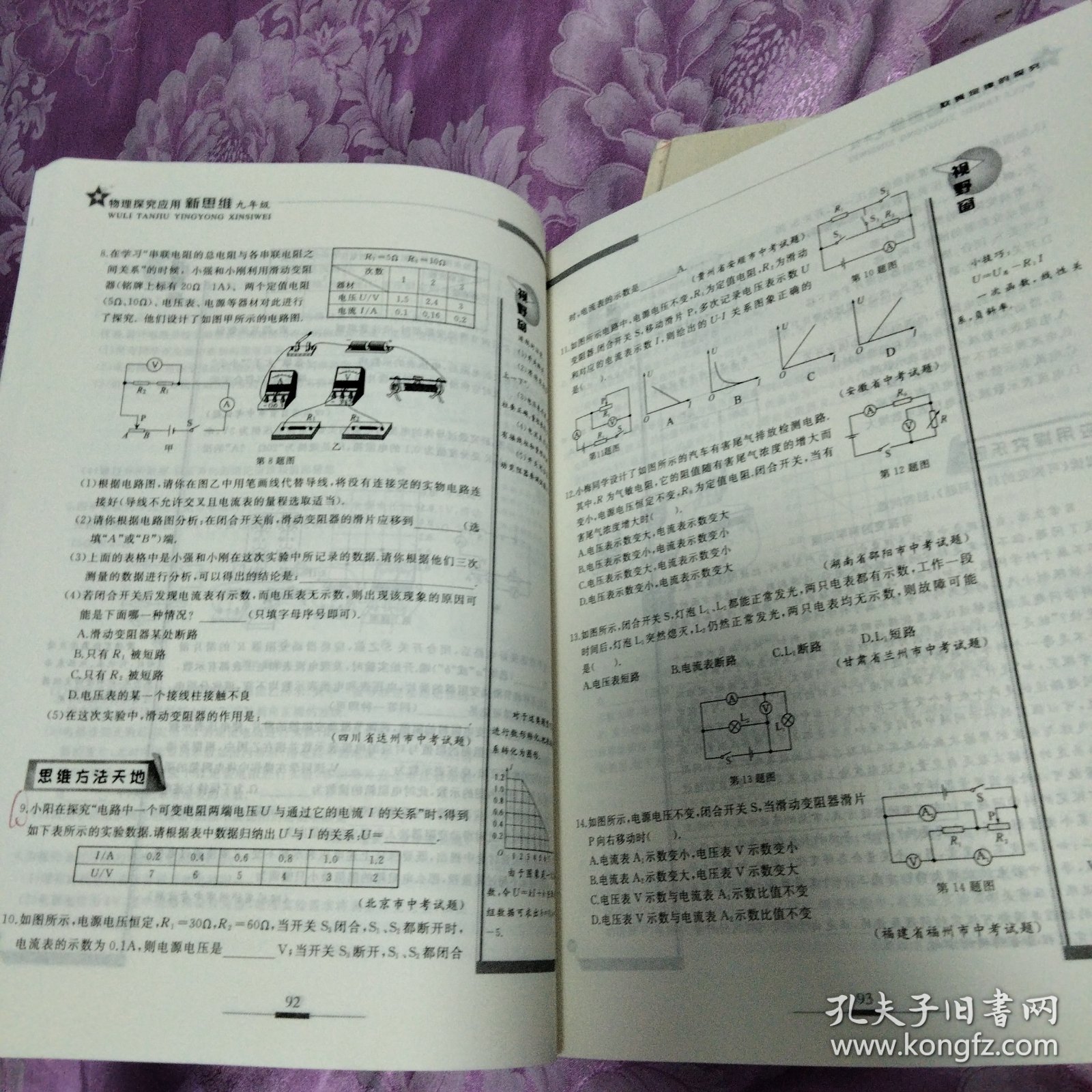 探究应用新思维 物理 九年级