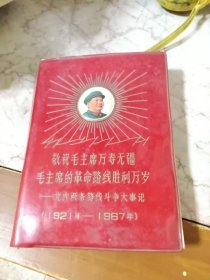 敬祝毛主席万寿无疆毛主席的革命路线胜利万岁1921一1967