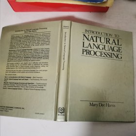 INTRODUCTION TO NATURAL LANGUAGE PROCESSING 16开精装