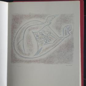 Andre Masson 安德烈·马松版画 作品集 1974年 限量450  精装8开本  日本版  内有石版画三张