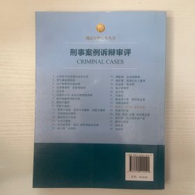 刑法分则实务丛书·刑事案例诉辩审评（24）：黑社会（性质）组织犯罪