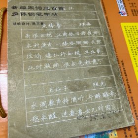 新编宋体钢笔字帖