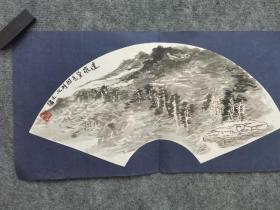 著名书画家，王镛山水画作品