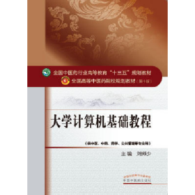 大學(xué)生計(jì)算機(jī)基礎(chǔ)教程9787513234634中國(guó)中醫(yī)藥出版社