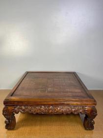 花梨木龙腿象棋围棋桌
尺寸：长58厘米宽58厘米高22厘米