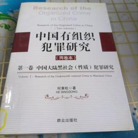 中国有组织犯罪研究.第一卷.中国大陆黑社会(性质)犯罪研究