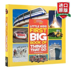 英文原版 Little Kids First Big Book of Things That Go美国国家地理交通工具儿童百科普绘本 英文版 进口英语原版书籍