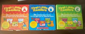 学乐小读者英语分级阅读盒装 Scholastic First Little Readers Guided Reading Level ABC 三套我的阅读小套装 赠家长阅读指导