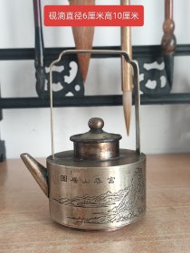 文昌阁——富春山居图白铜砚滴9411