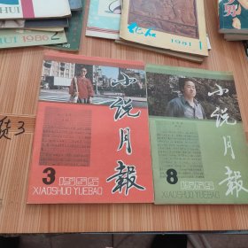 小说月刊 1986 两册
