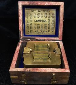 铜指南针带盒子，能正常使用
总重889g